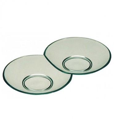 Mini plato doble PS verde agua 8,6 x 4,9 x 1,0 cm
