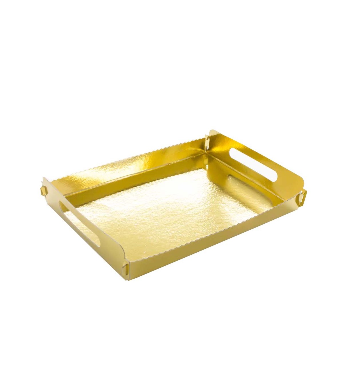 Bandeja de cartón dorada premium 22 cm - La Fototorta