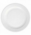 Plato cartón redondo blanco Ø 15,0 cm