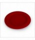 Plato ps redondo rojo 15 cm