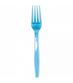 Tenedor ps bbq azul 18 cm