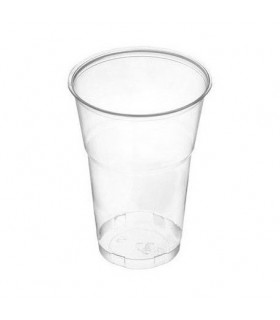 Vaso pla transparente "economy" Ø 9,5 x 15,0 cm 65 cl