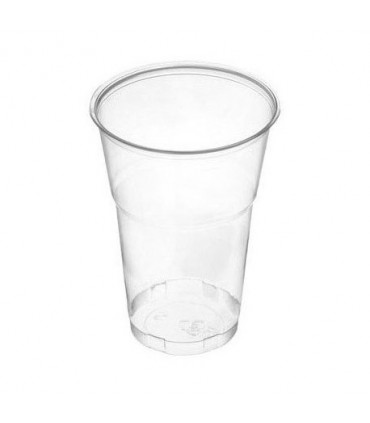 Vaso pla transparente "economy" Ø 8,5 x 9,5 cm 30-35 cl