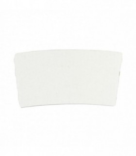 Sleeve cartón blanco para vasos 12-20 oz
