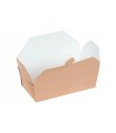 Envase para comida de cartón Kraft PLA 15.2 x 12 x 6.5 cm 130 cl