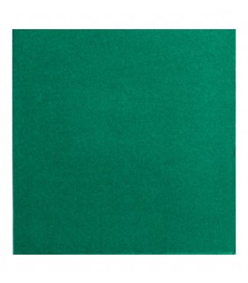 Servilleta celulosa 2 capas verde punta-punta 33 x 33 cm