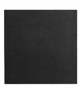 Servilleta celulosa 2 capas negra punta-punta 33 x 33 cm