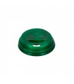 Tapa cúpula ps verde para vasos de 4 oz Ø 6.2 cm
