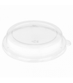 Tapa alta para 215.005 y 216.005 de PET redonda transparente Ø 18 cm