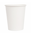 Vaso compostable de cartón water based blanco 12 oz / 360 ml Ø 9,0/6,0 x 11 cm