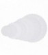 Base cartón redonda blanca con borde ondulado 32 cm