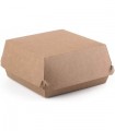 Envase de cartón para hamburguesa water based 12,0 x 12,0 x 8,0 cm
