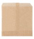 Bolsa abierta 2 lados para burger o kebab de pergamino antigrasa kraft 16 x 16,5 cm