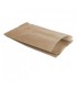 Bolsa papel antigrasa kraft 12 + 6 x 20 cm