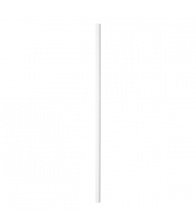 Canutillo recto de papel blanco Ø 0,6 x 20 cm