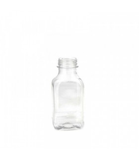 Botella RPET cuadrada Ø 3,8 x 14 cm 350 ml