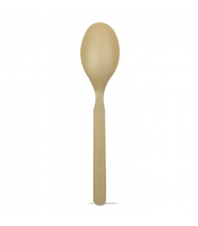 Cuchara de bambú y CPLA natural 14,5 cm