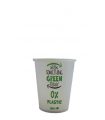 Vaso cartón compostable 100% plastic free 8 oz / 240 ml Ø 7,8 x 8,8 cm 250 g/m²