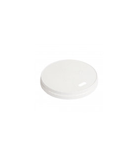 Tapa de cartón water based blanca Ø 9,0 cm (para vasos de 16 oz)