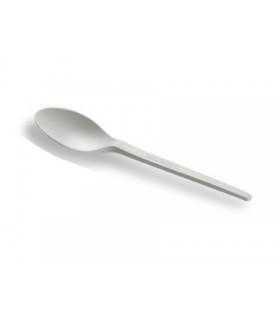 Cuchara postre cpla blanca 12,8 cm