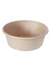 Bol pulpa redondo kraft 19,4 x 4,8 cm 80 cl