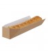 Envase bocadillo cartón kraft 25 x 8 x 5 cm