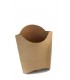 Petaca de cartón para patatas fritas de cartoncillo kraft 13.5 x 5.8 x 9.8 cm