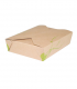 Caja americana estanca kraft 330 + PE 18 g/m² 16,0/15,0 x 12,0/10,5 x 4,0 cm 65 cl