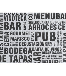 Mantel de papel individual blanco 30,0 x 40,0 cm 40 g/m² "Gourmet"