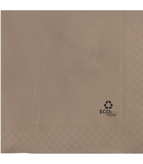 Servilleta kraft EcoNature 40,0 x 40,0 cm 2 capas cenefa