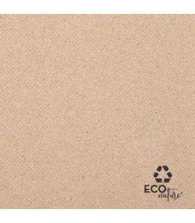 Servilleta kraft EcoNature 20,0 x 20,0 cm 2 capas punta-punta