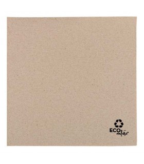 Servilleta kraft EcoNature 33,0 x 33,0 cm 2 capas punta-punta