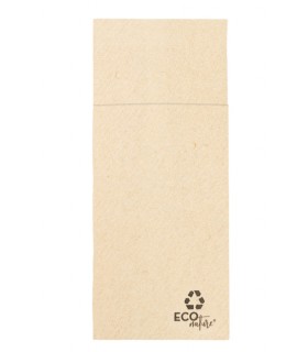 Mini canguro kraft EcoNature 24,0 x 40,0 cm 2 capas punta-punta plagado 1/6