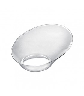 Mini bol PS transparente reutilizable "Elipse" 9,8 x 7,0 x 3,0 cm 50 ml