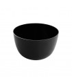 Mini bol PS negro reutilizable "Volta" Ø 7,5 x 4,5 cm 150 ml