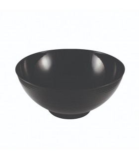 Mini bol PS negro reutilizable "Giotto" Ø 11,0 x 5,0 cm 220 ml
