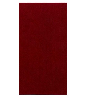 Servilleta burdeos 40,0 x 40,0 cm 2 capas punta-punta plagado 1/8