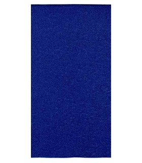 Servilleta azul 40,0 x 40,0 cm 2 capas punta-punta plagado 1/8