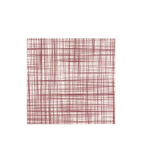 Servilleta 40,0 x 40,0 cm 2 capas punta-punta plagado 1/4 Urban burdeos