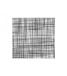 Servilleta 40,0 x 40,0 cm 2 capas punta-punta plagado 1/4 Urban negro