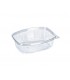 Envase PET ovalado con tapa bisagra 13,2 x 9,5 x 2,6 cm 250 ml