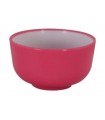 Mini bol redondo para salsas FUCSIA / BLANCO Ø 4,5 x 2,5 cm 3 cl