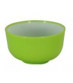 Mini bol redondo para salsas VERDE / BLANCO Ø 4,5 x 2,5 cm 3 cl