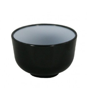 Mini bol redondo para salsas NEGRO / BLANCO Ø 4,5 x 2,5 cm 3 cl