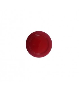 Plato PS reutilizable redondo rojo Ø 15,0 cm