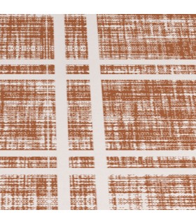 Mantel cortado BAMBULUX 100,0 x 100,0 cm 100 g/m² blanco plegado 1/8 - MENORCA terra