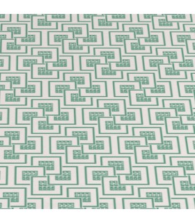 Mantel cortado BAMBULUX 100,0 x 100,0 cm 100 g/m² blanco plegado 1/8 - MONTECARLO agua marina