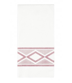 Servilleta BAMBULUX 48,0 x 48,0 cm 100 g/m² plegado 1/8 blanca - DELFOS burdeos