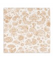 Servilleta BAMBULUX 40,0 x 40,0 cm 100 g/m² plegado 1/4 blanca - YAKARTA melocotón