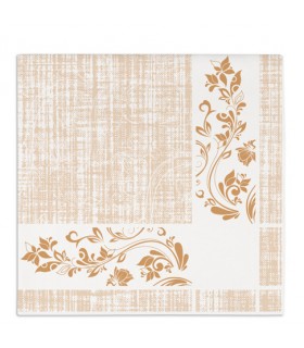 Servilleta BAMBULUX 40,0 x 40,0 cm 100 g/m² plegado 1/4 blanca - VENECIA melocotón